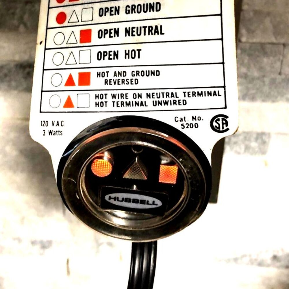 HUBBELL HBL5200 Circuit Tester